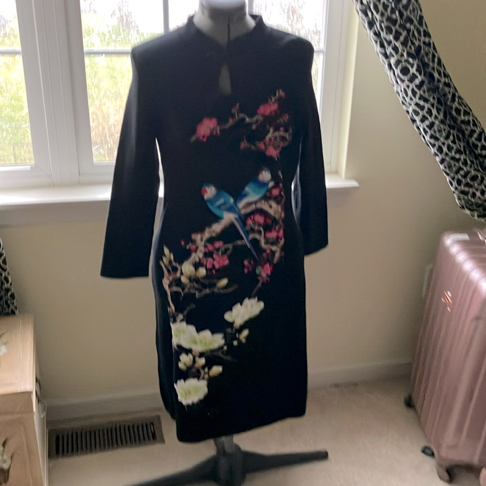 Asian inspired black dress. XL Asian medium US.